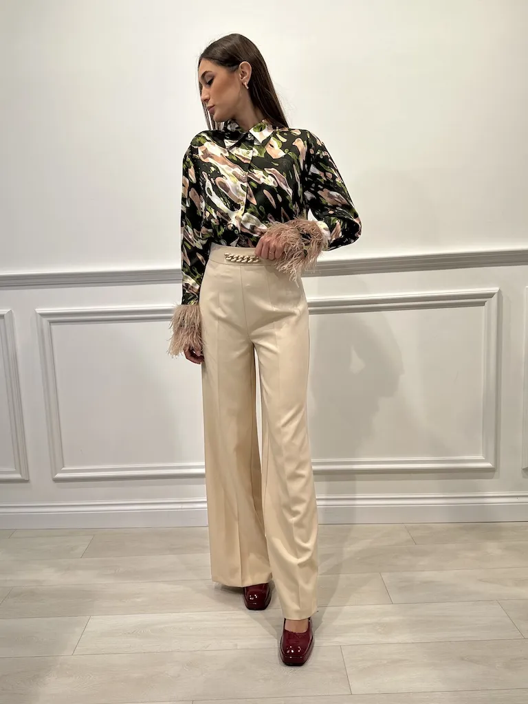 Pantalone palazzo con catena – Vicolo
