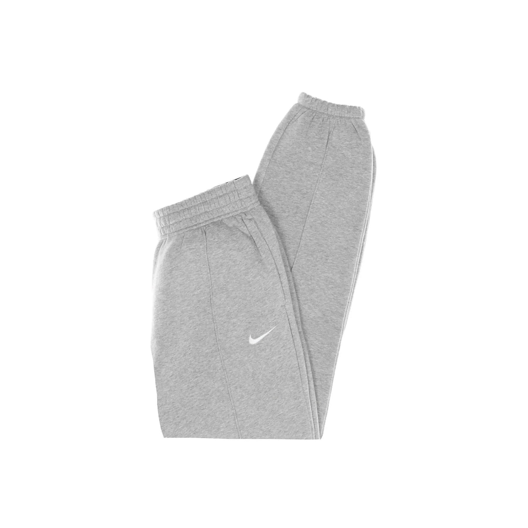 Pantalone Tuta Felpato Donna Essential Trend Dk Grey Heather/white