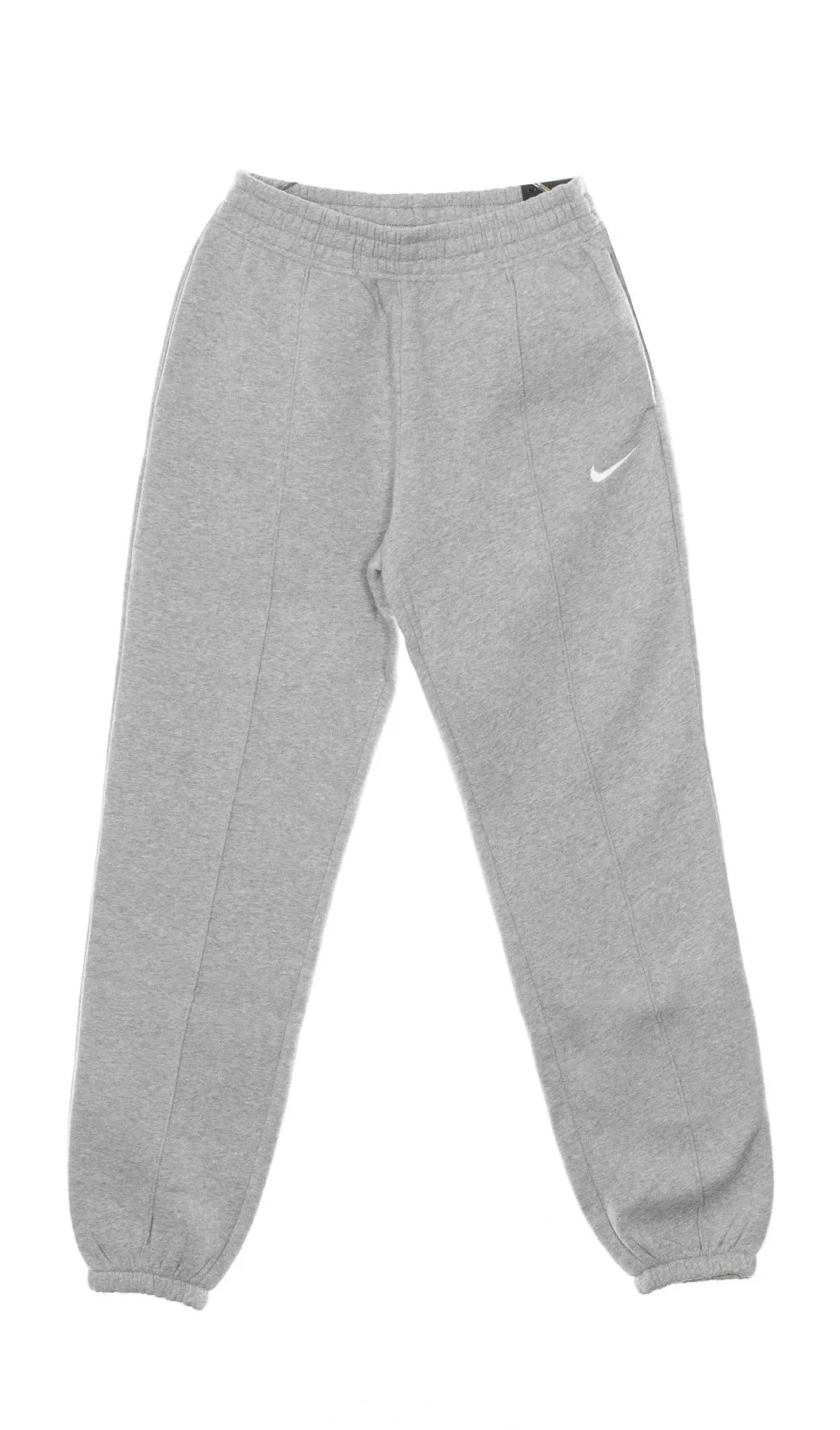 Pantalone Tuta Felpato Donna Essential Trend Dk Grey Heather/white