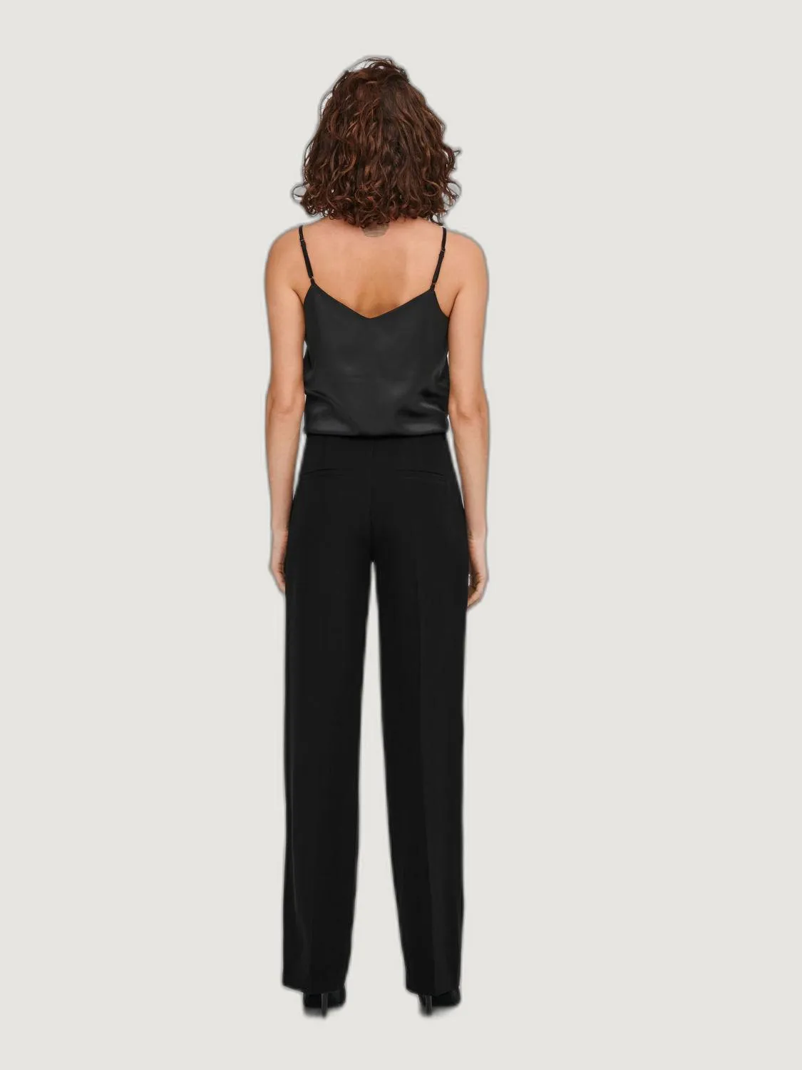 Pantaloni a palazzo Only ONLBERRY HW WIDE PANT TLR NOOS Nero
