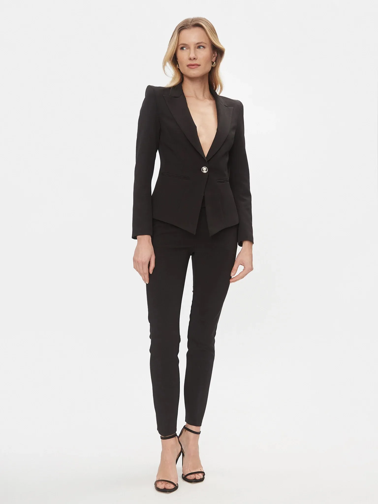 Pantaloni bootcut Rinascimento  Nero