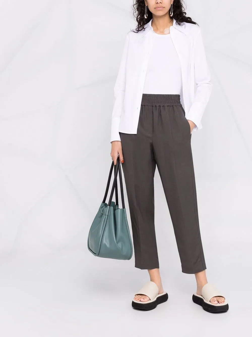 Pantaloni con vita elasticizzata