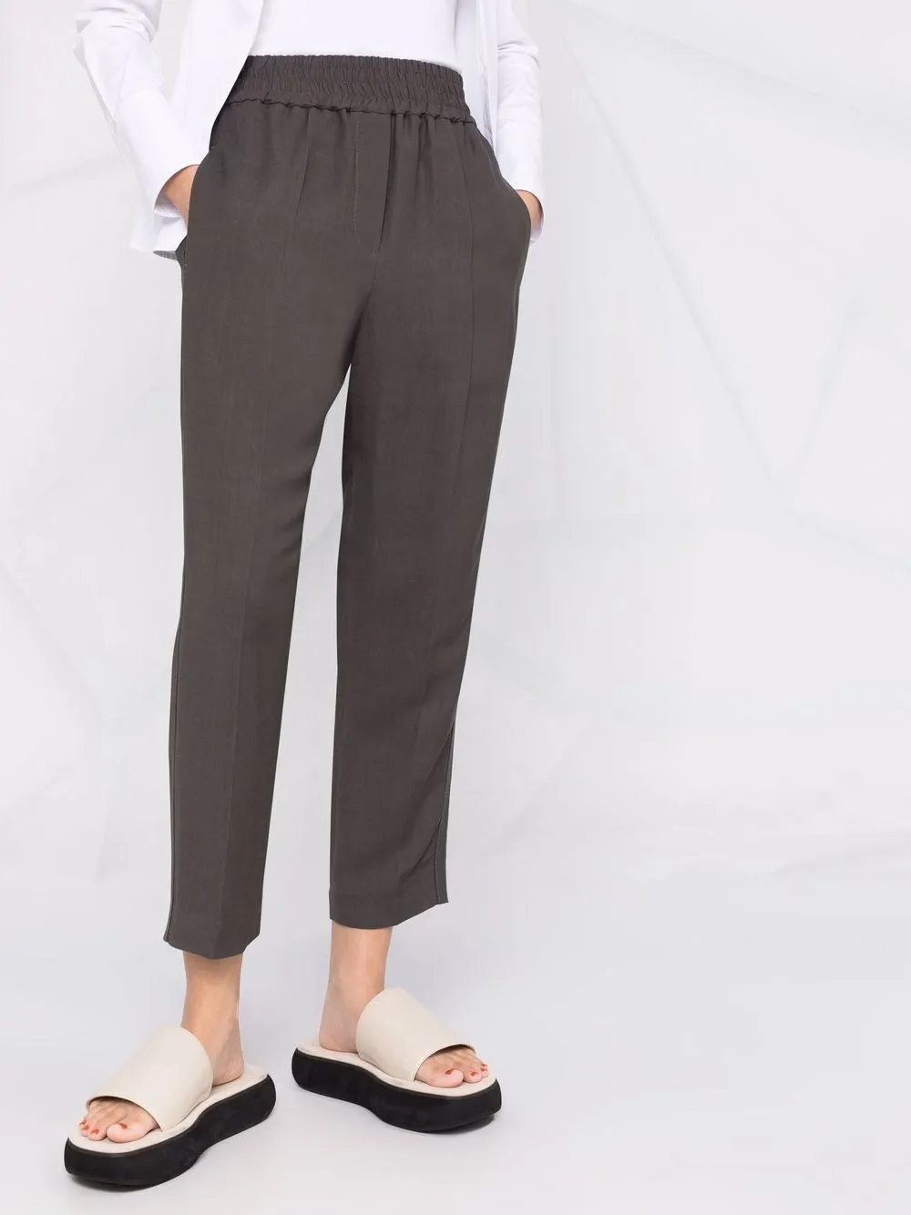 Pantaloni con vita elasticizzata