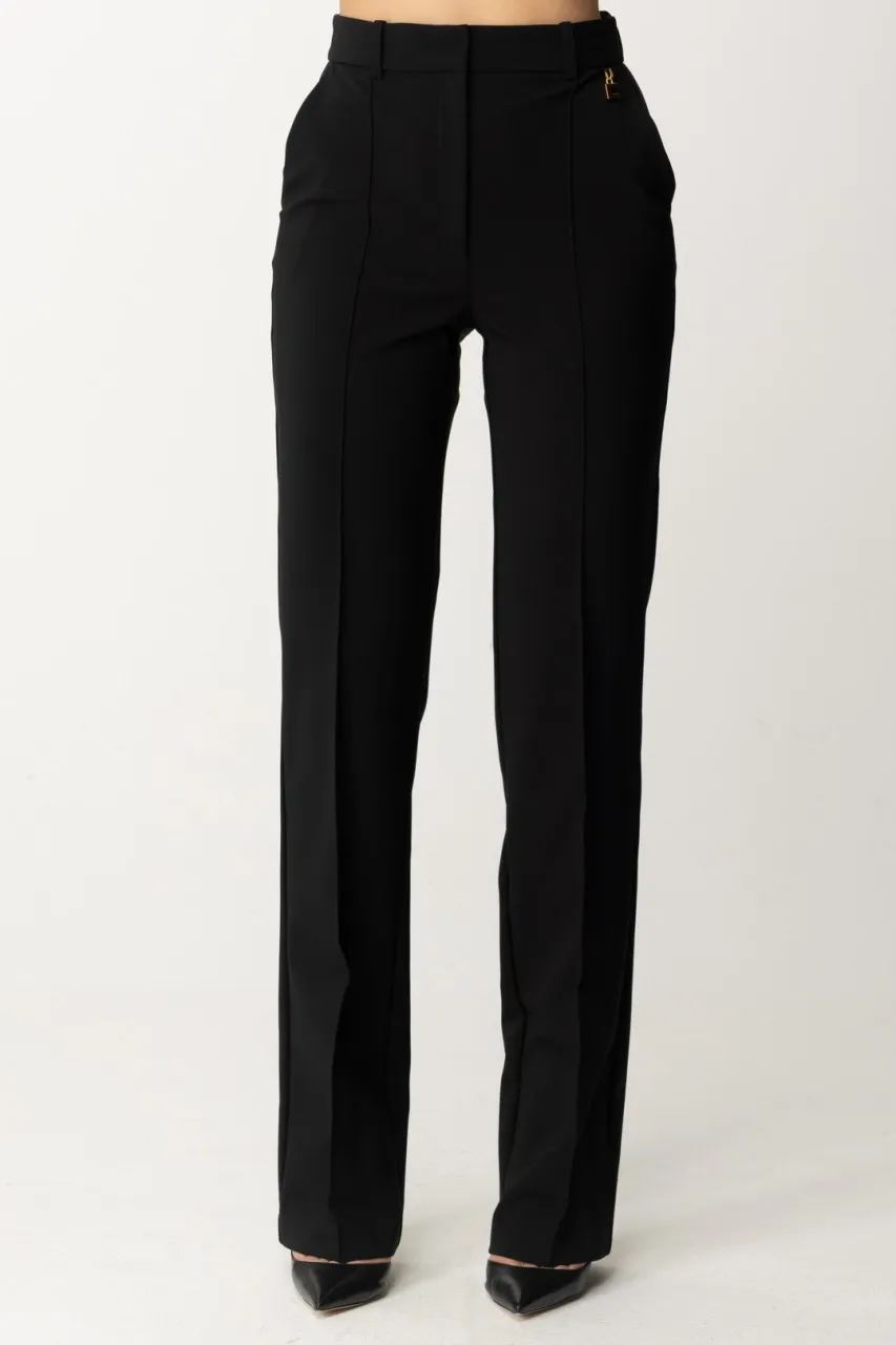 Pantaloni in bielastico Nero