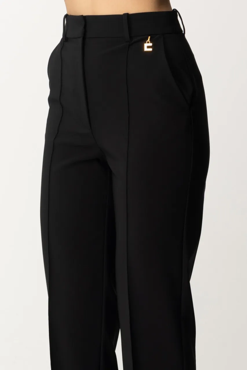 Pantaloni in bielastico Nero