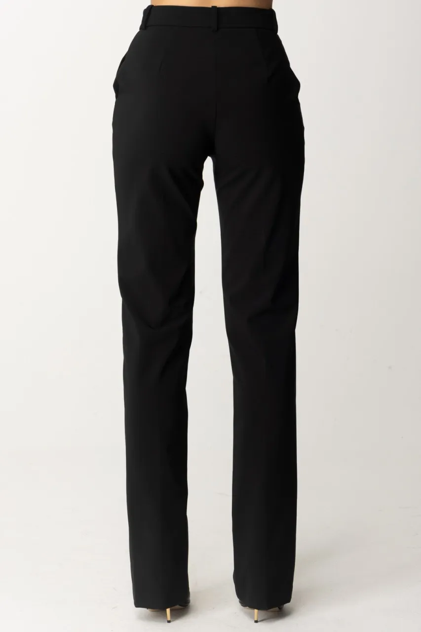 Pantaloni in bielastico Nero