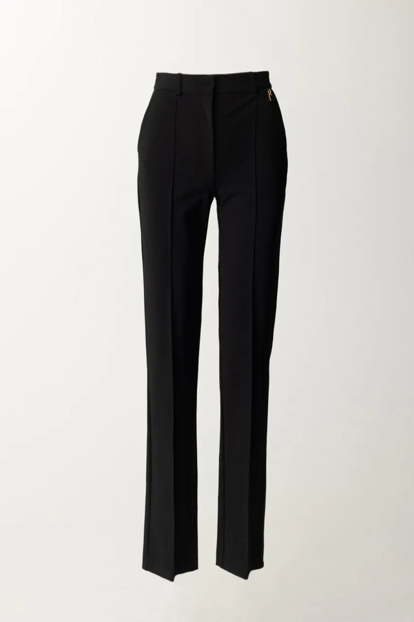 Pantaloni in bielastico Nero