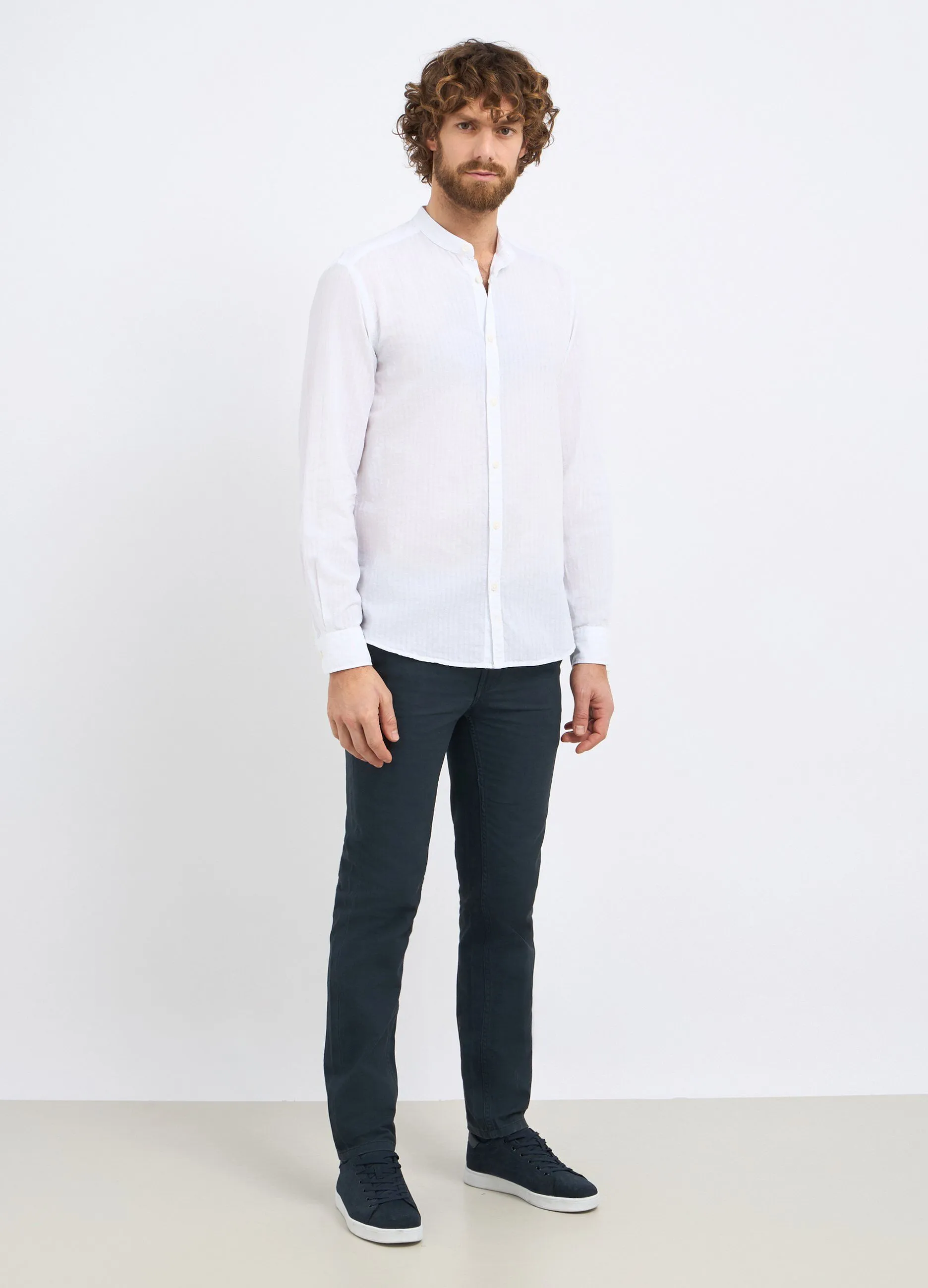 Pantaloni in puro cotone uomo