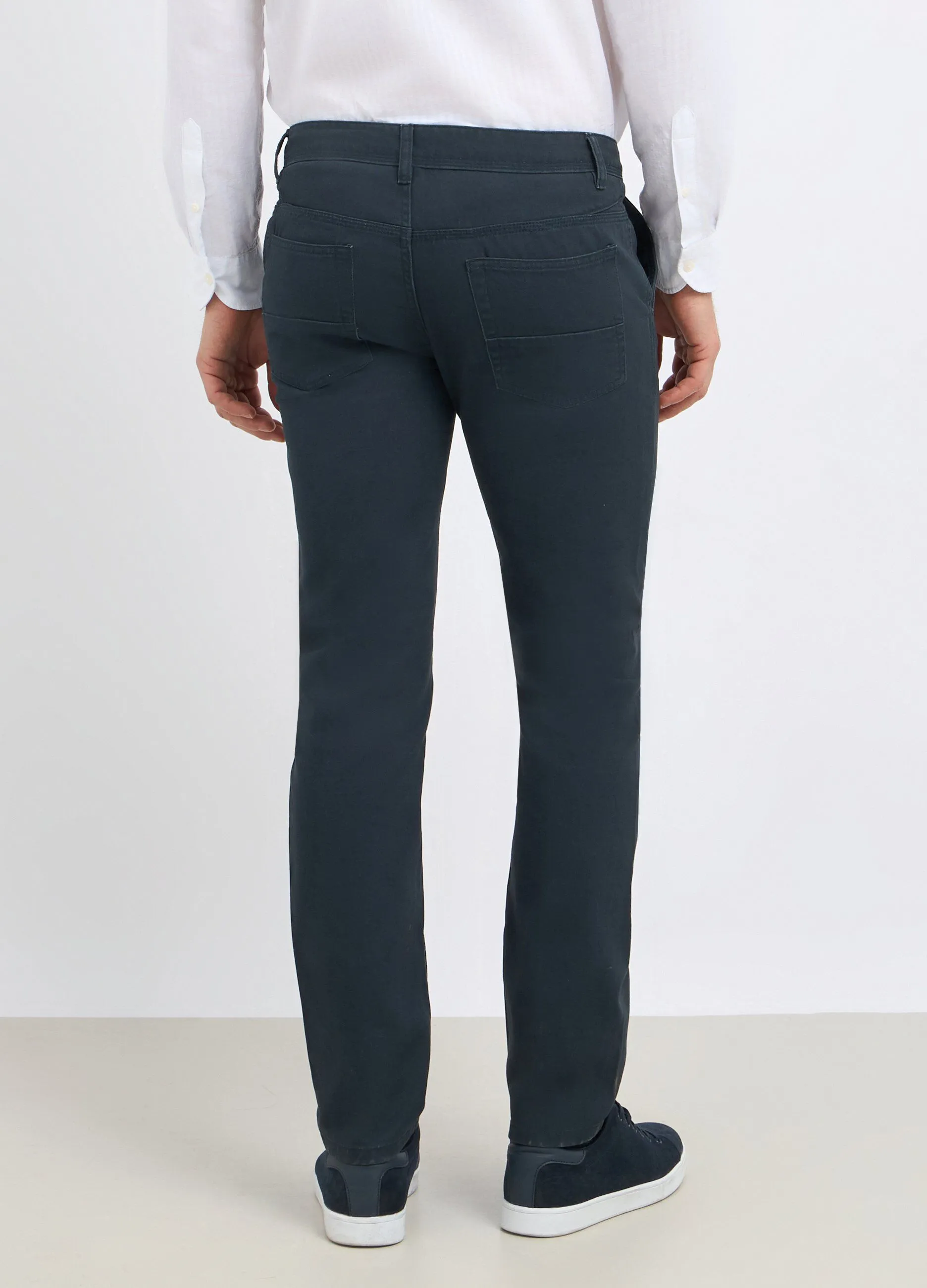Pantaloni in puro cotone uomo