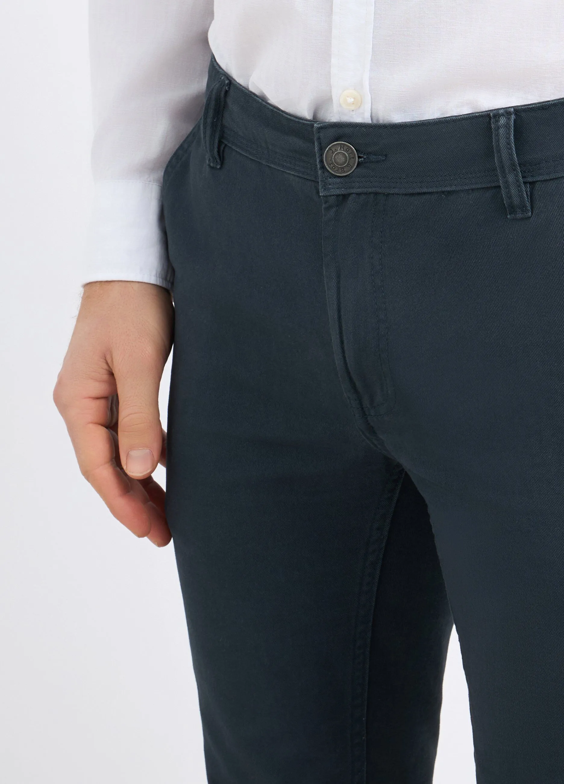 Pantaloni in puro cotone uomo