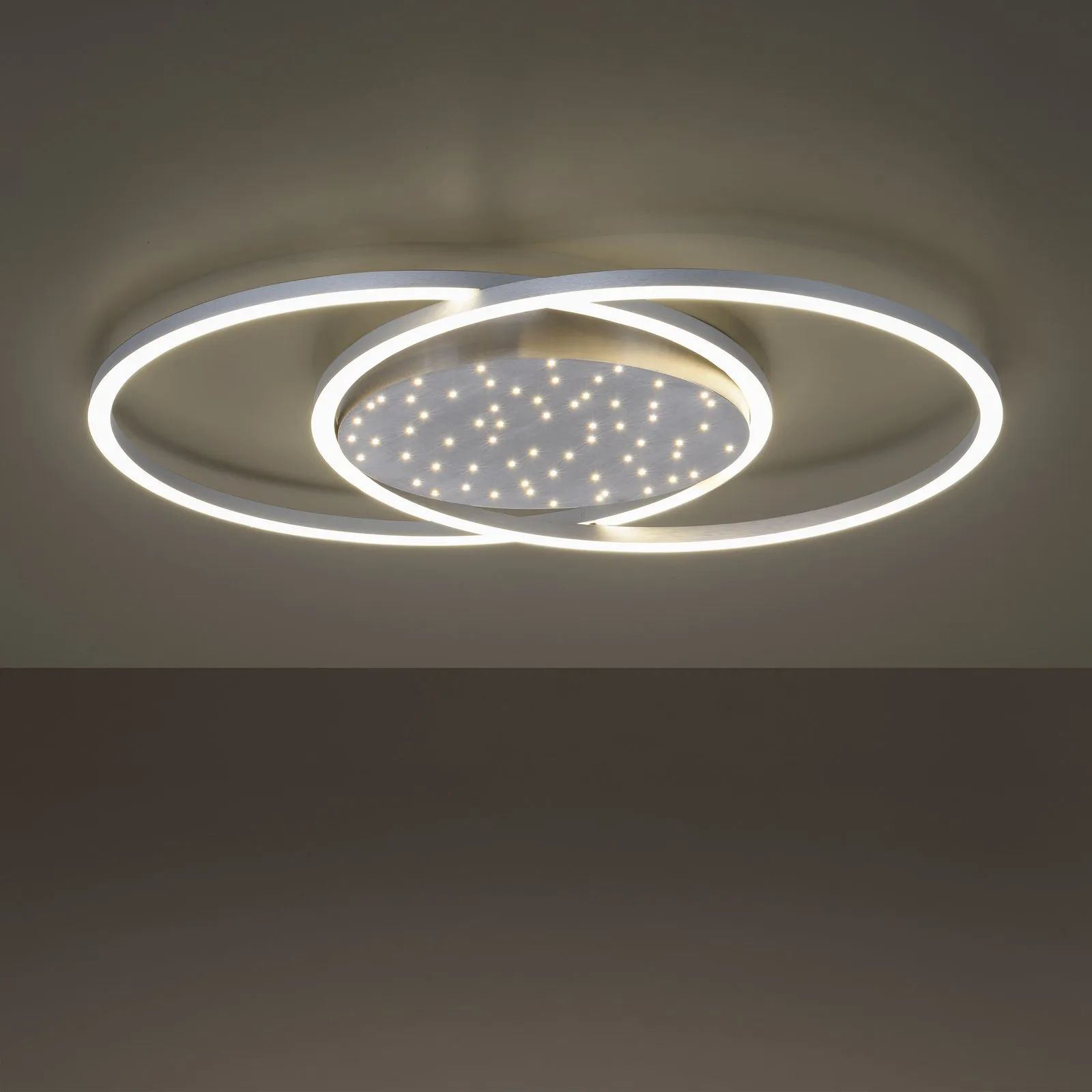 Paul Neuhaus Yuki plafoniera LED, forma rotonda