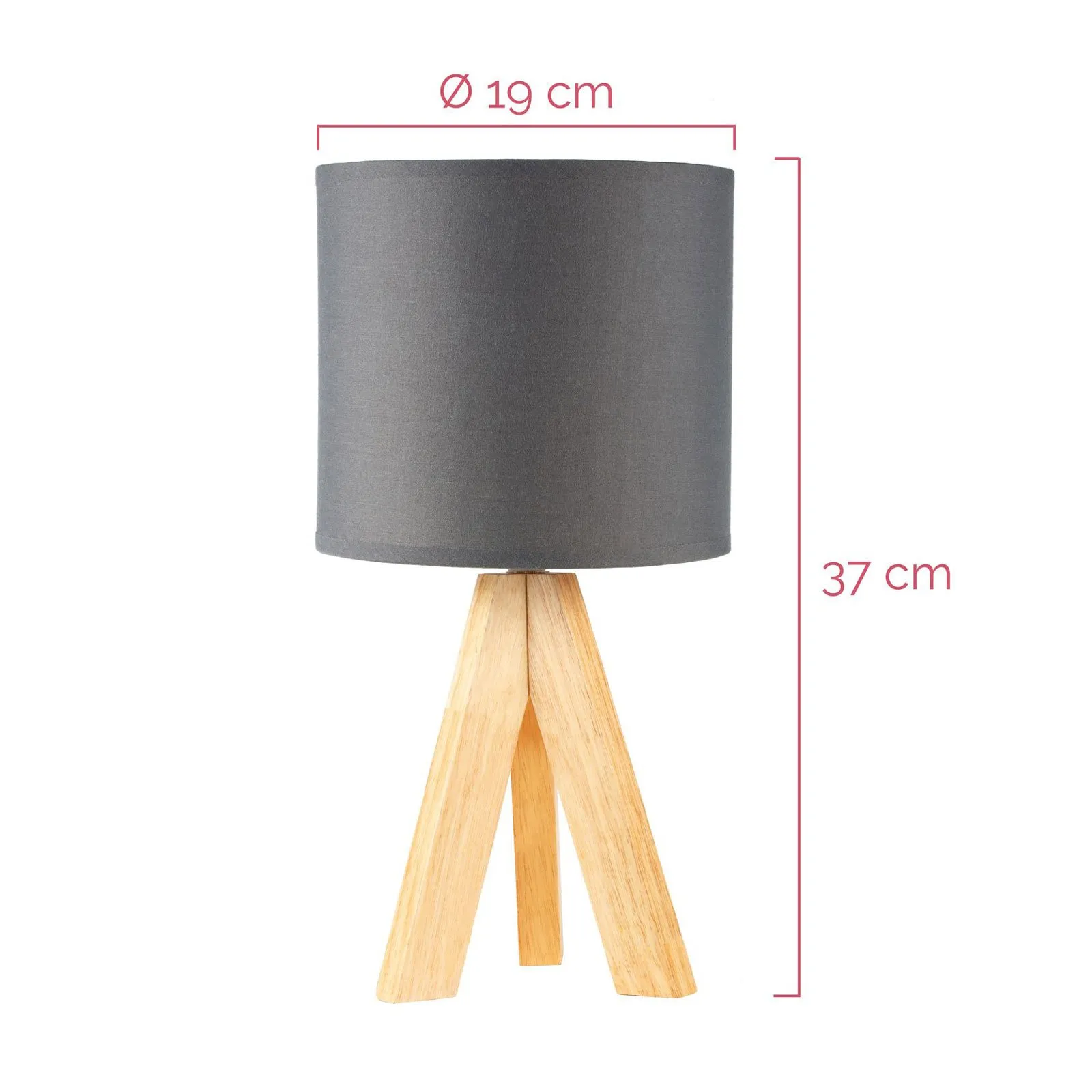 Pauleen Woody Love da tavolo con base di legno