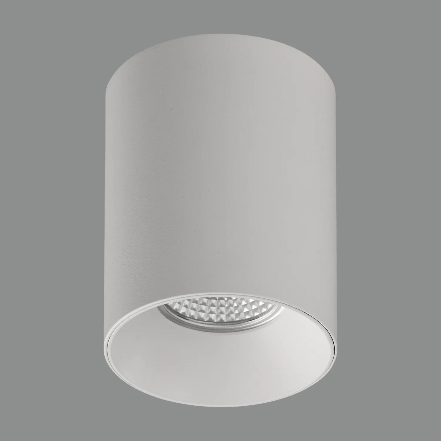 Piccolo Plafone Bianco Soul GU10 Cilindro Alluminio Ø8 cm ACB