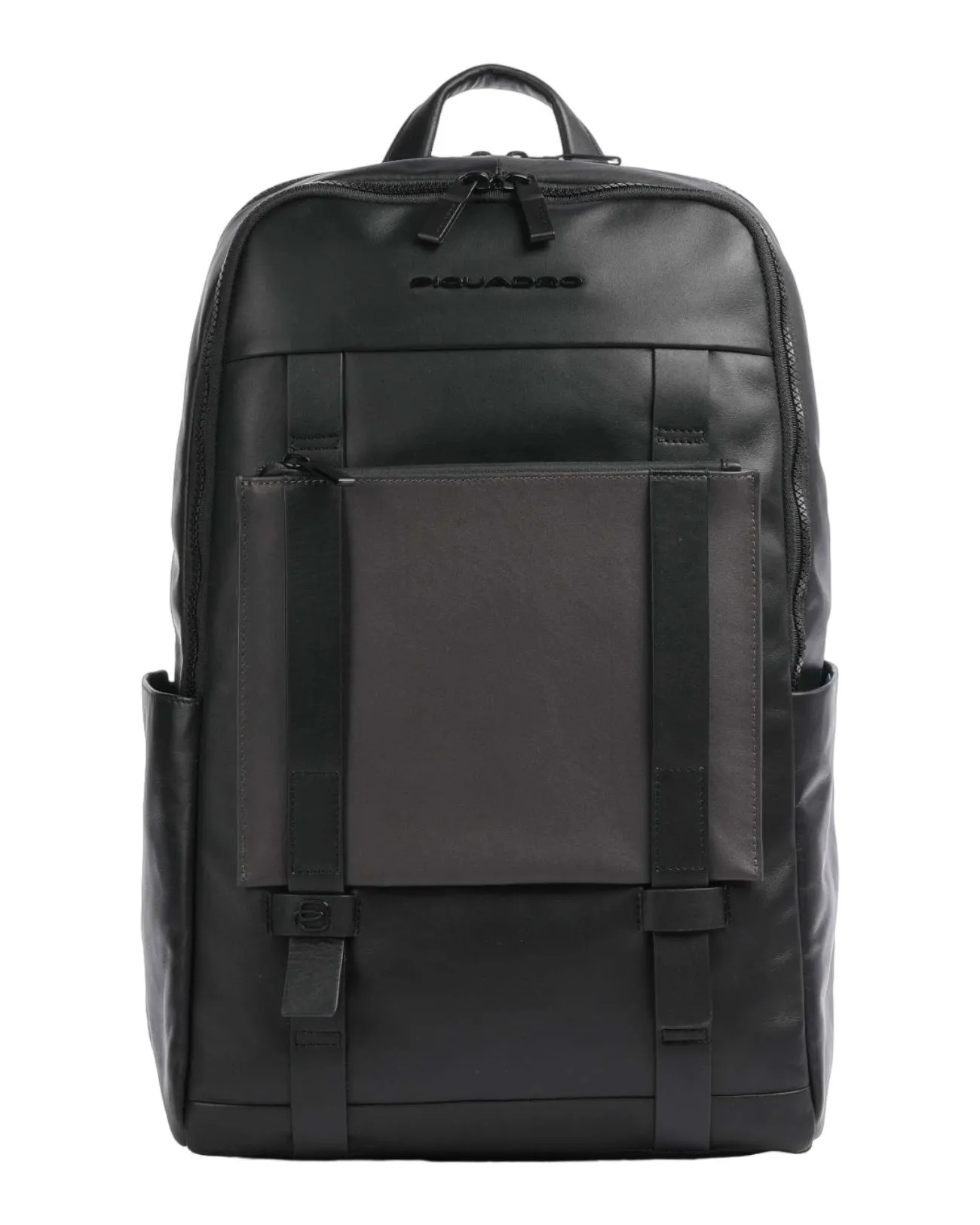 Piquadro - Zaino porta pc 15.6'' in pelle 2 comparti David| Studioarch.com