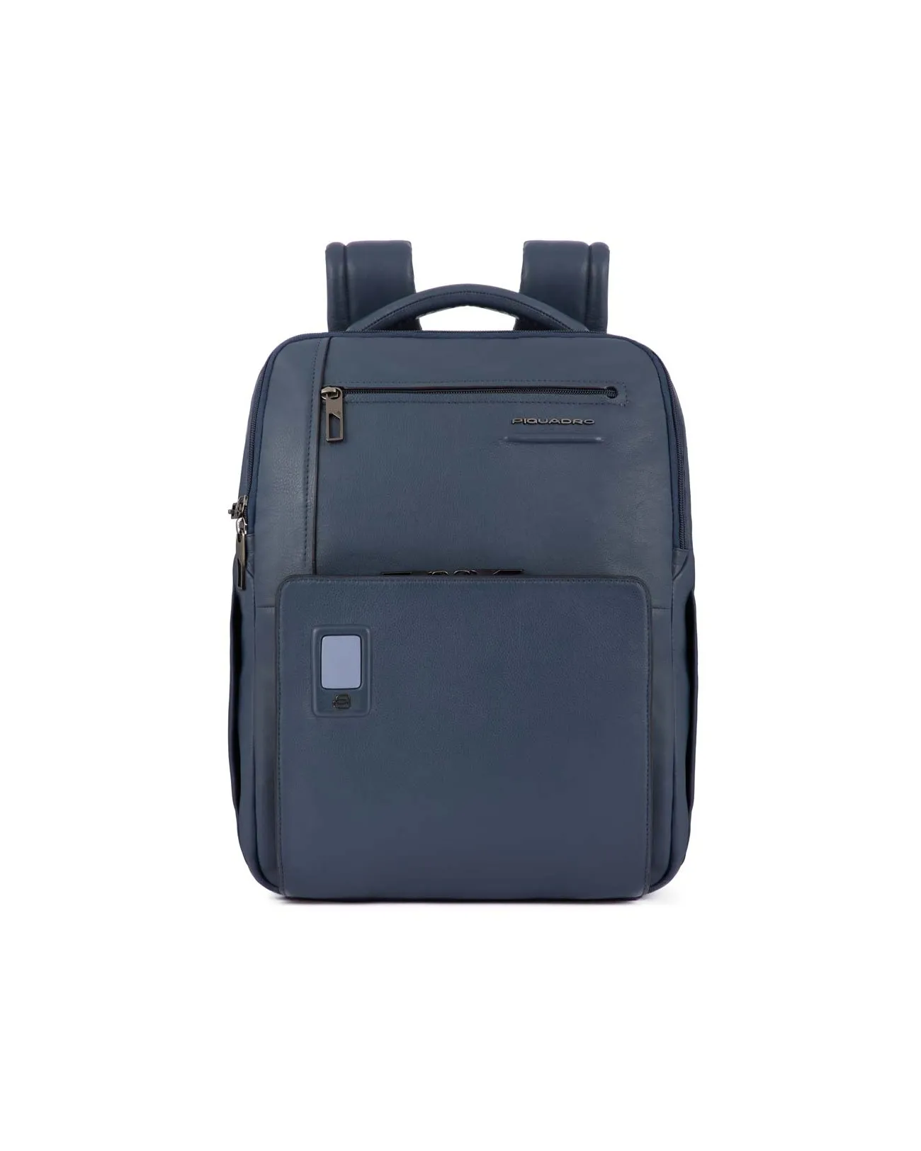 Piquadro - Zaino uomo in pelle porta pc 15.6'' con sistema anti furto Akron