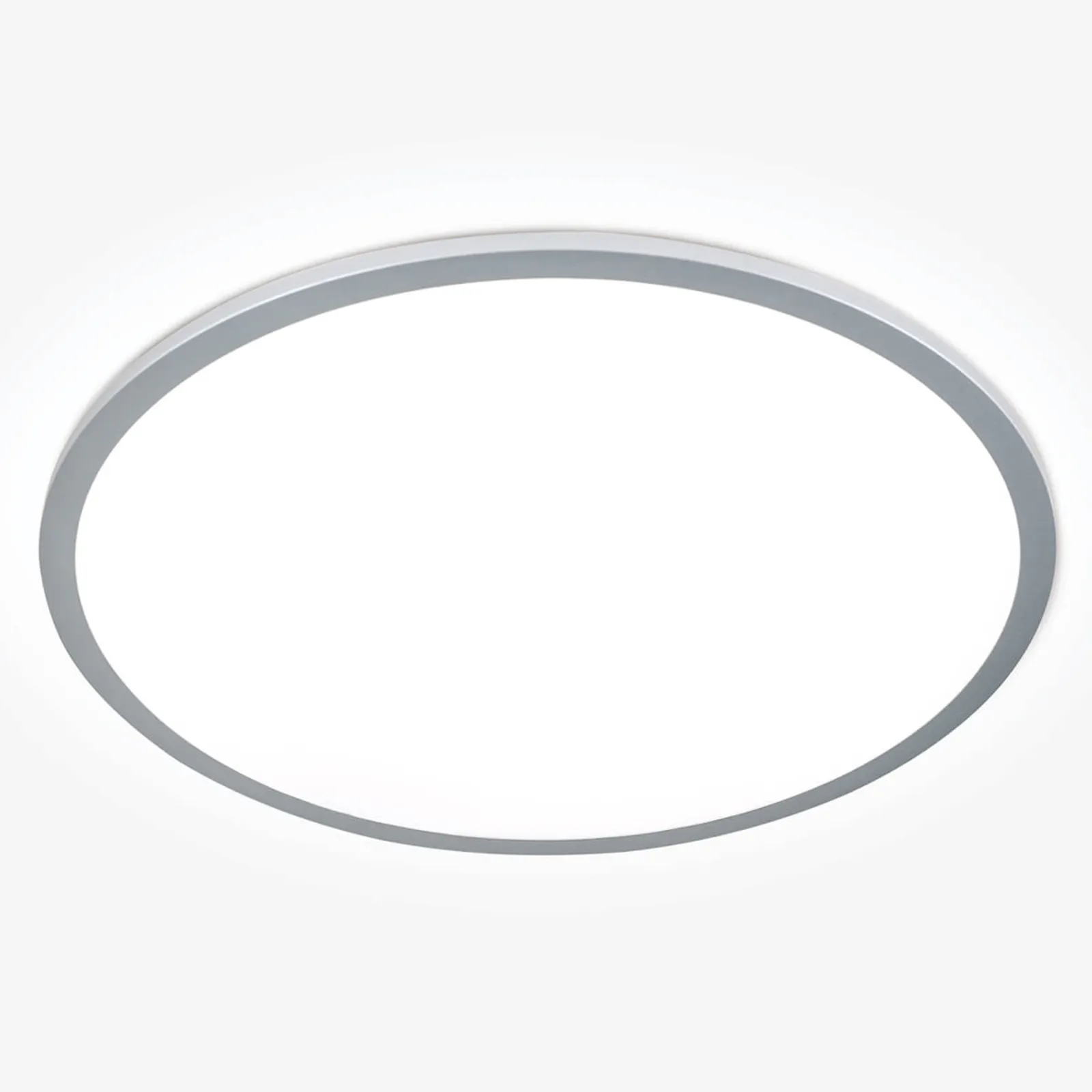 Plafoniera LED Aria color titanio, dimmerabile