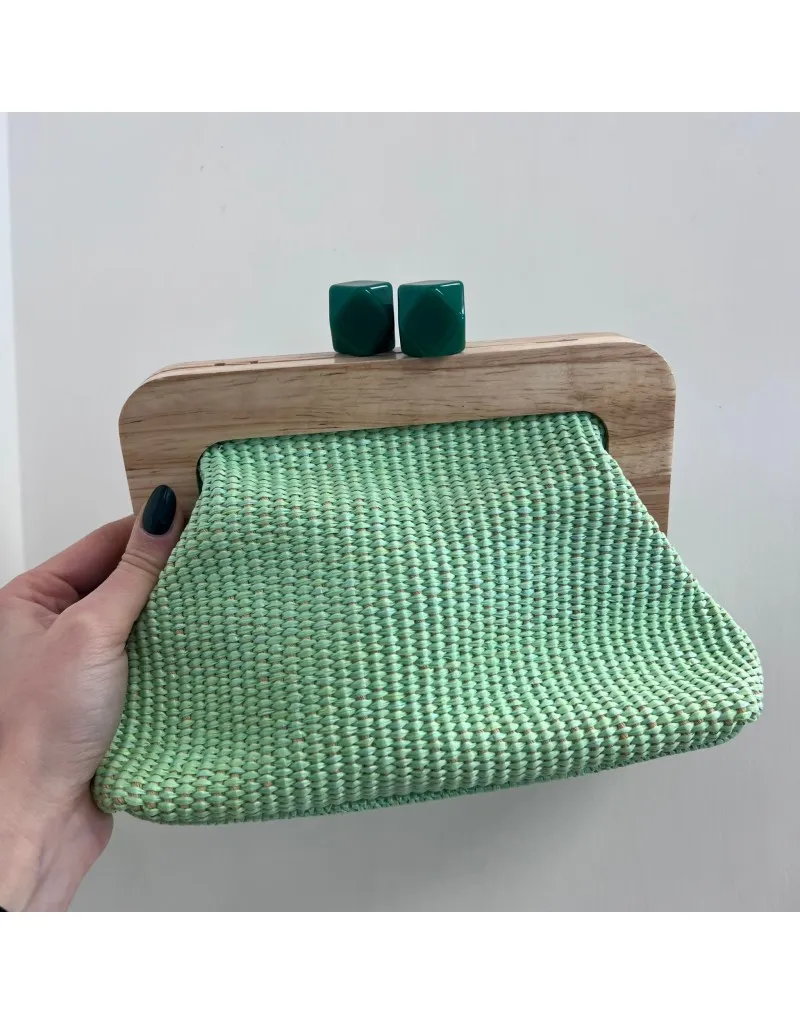 POCHETTE GENEVIEVE VERDE