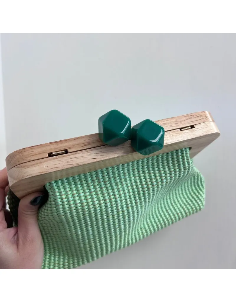 POCHETTE GENEVIEVE VERDE