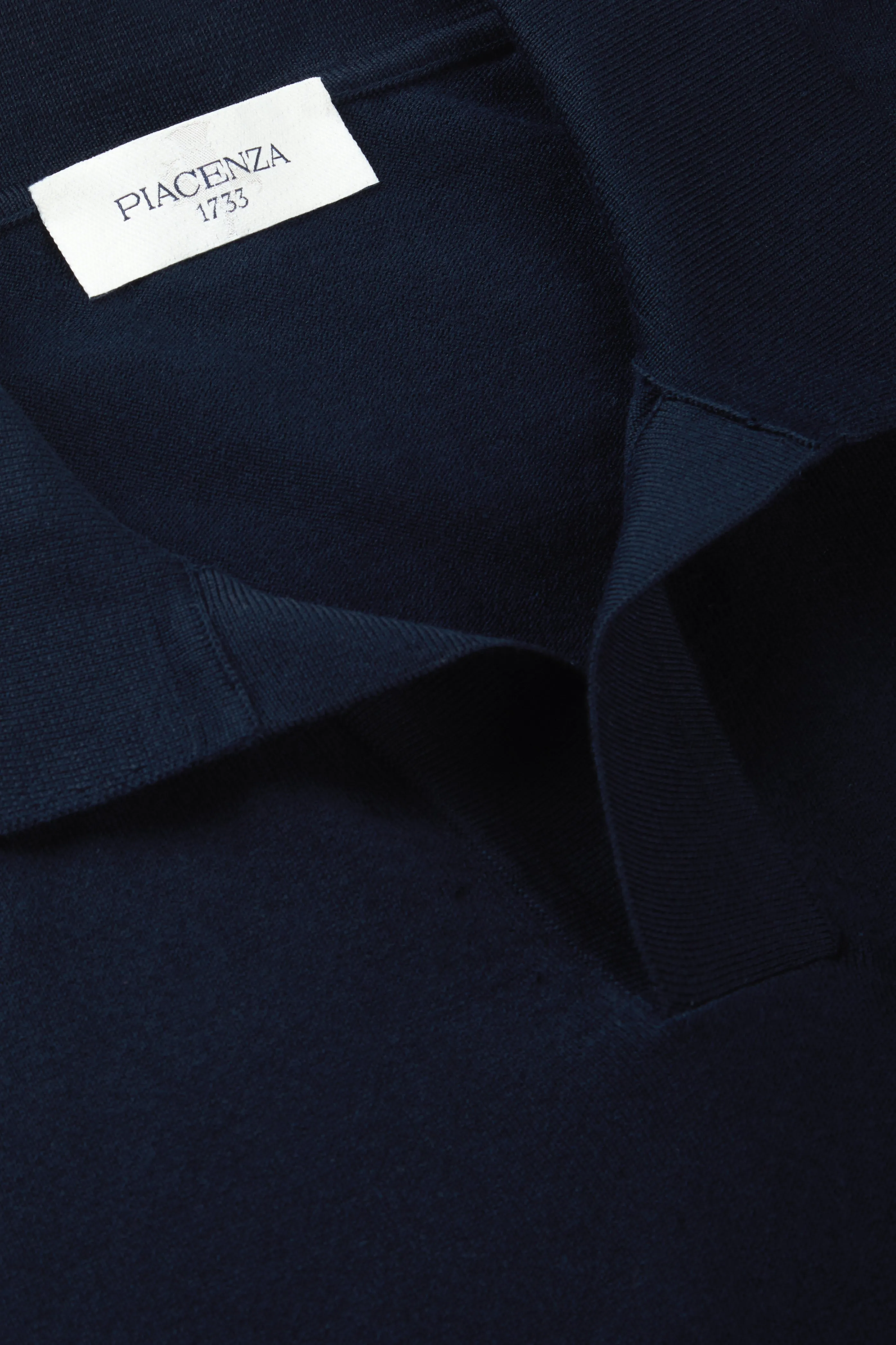 Polo blu maniche corte