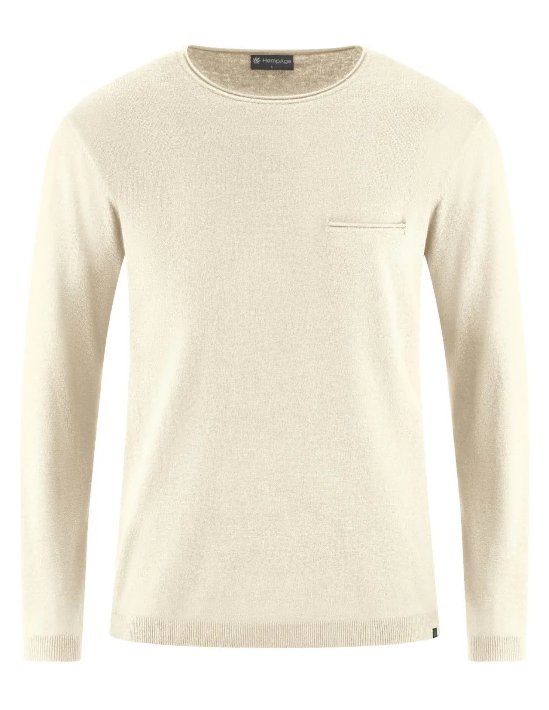 PULL UOMO IN CANAPA E COTONE BIO