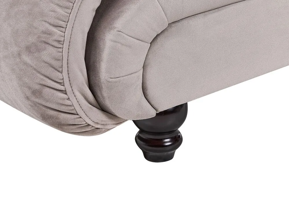 Right Hand Chaise Lounge Taupe LORMONT