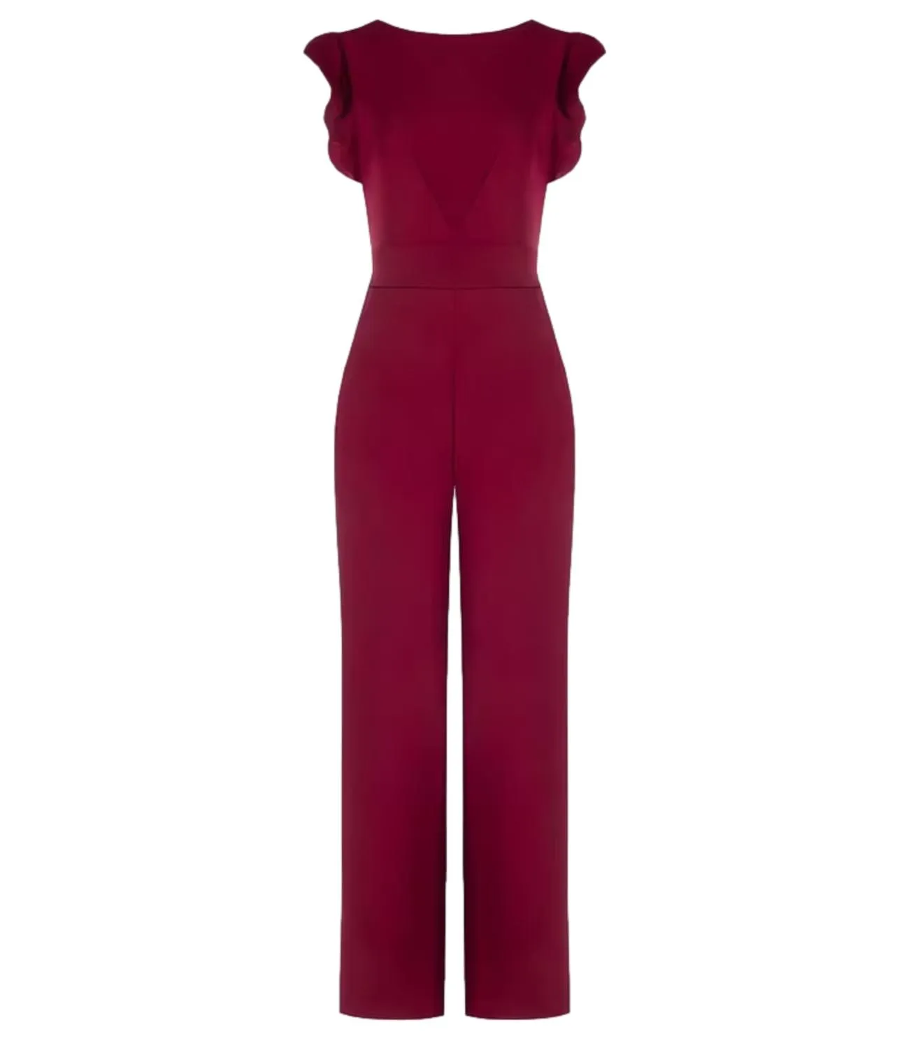 Rinascimento tuta bordeaux rosso donna
