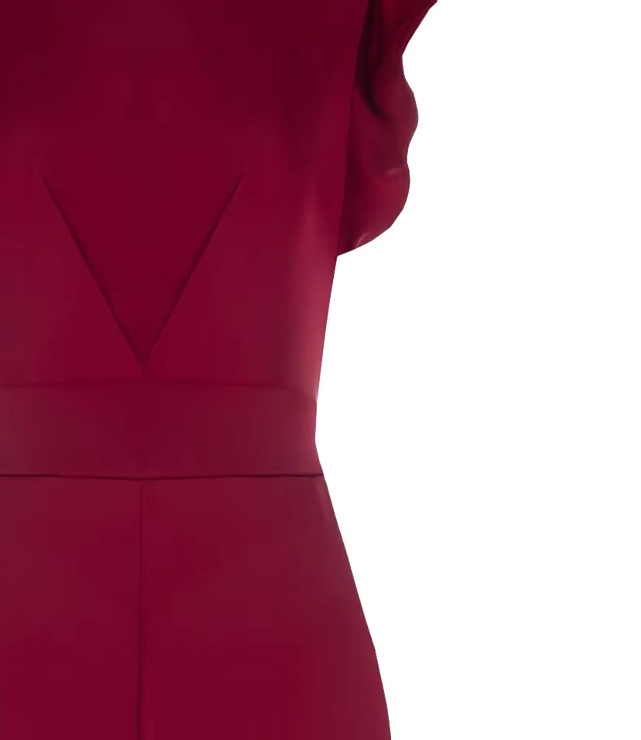 Rinascimento tuta bordeaux rosso donna
