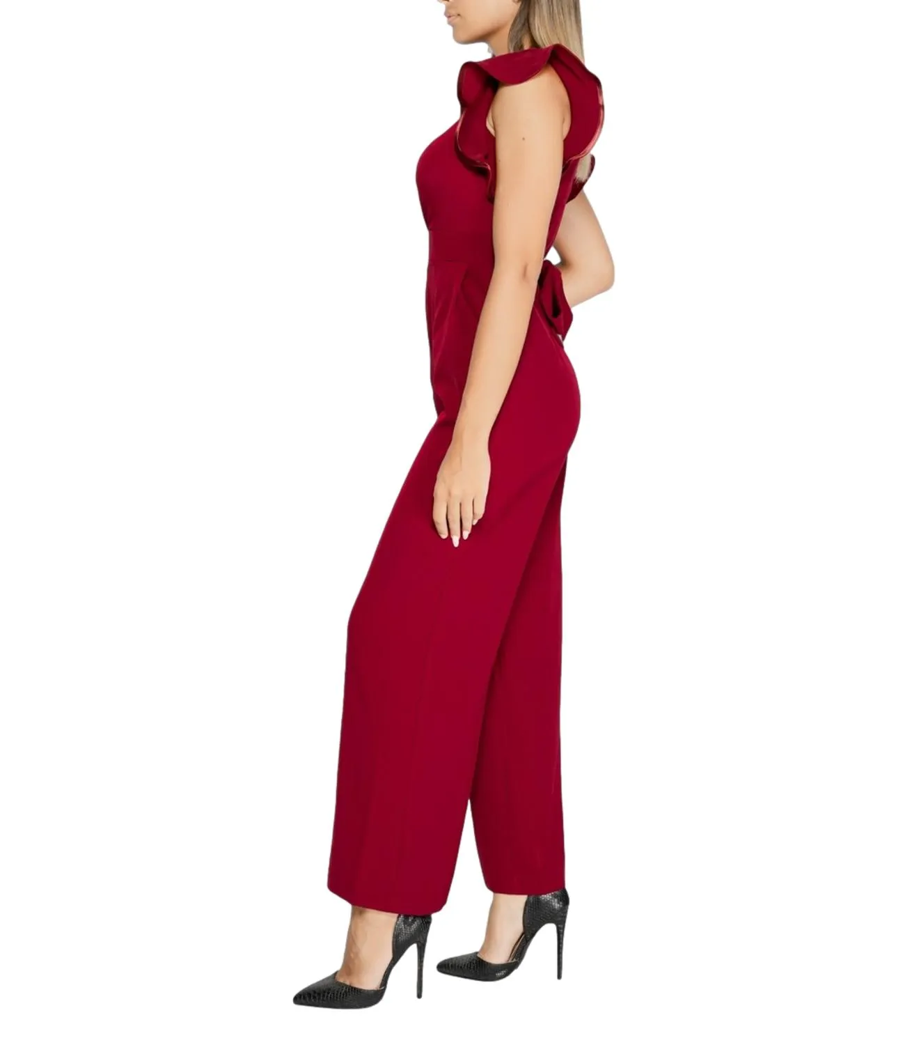 Rinascimento tuta bordeaux rosso donna
