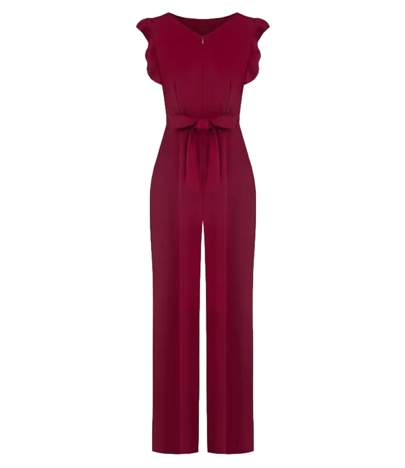Rinascimento tuta bordeaux rosso donna