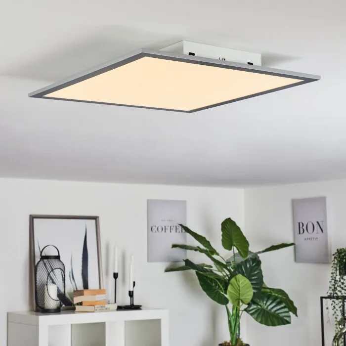 Ringuelet Plafoniera LED Bianco, 1-Luce, Telecomando