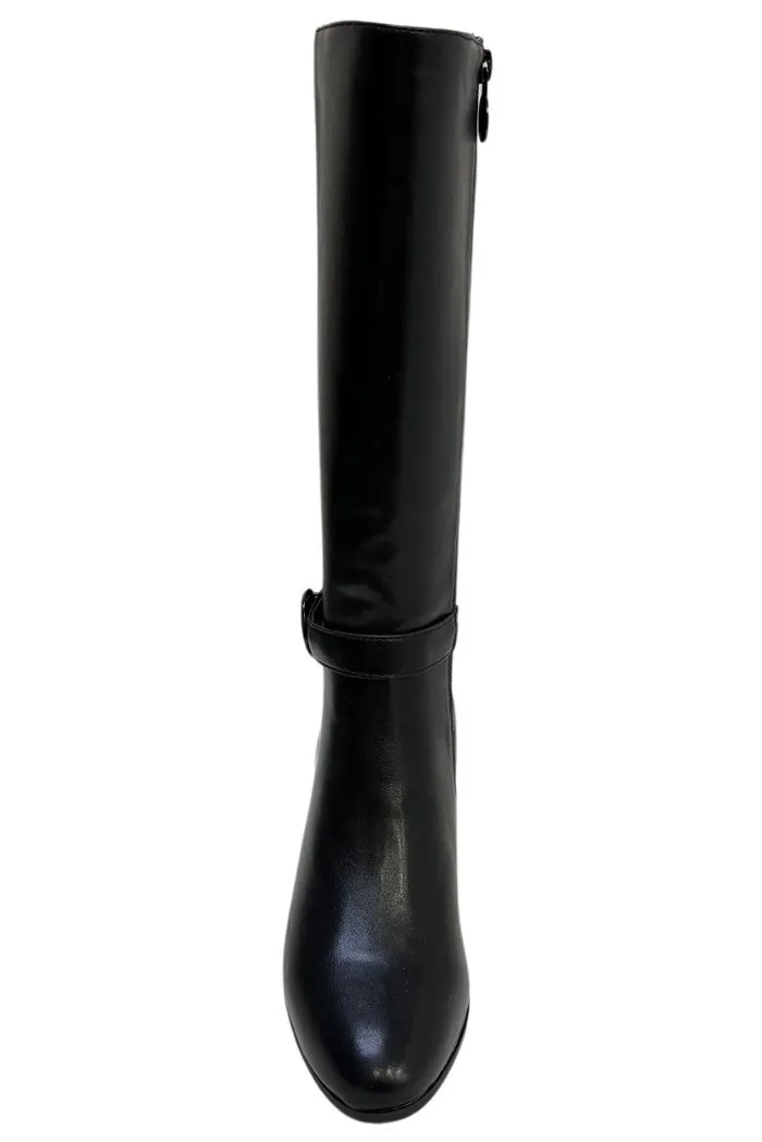 RoccoBarocco stivale in ecopelle con tacco rbrsd0146