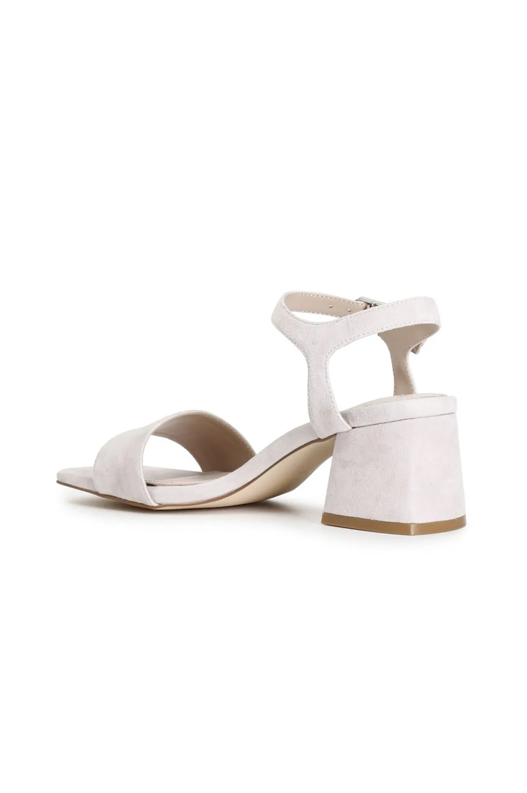 sandali gilda in pelle scamosciata cipria
