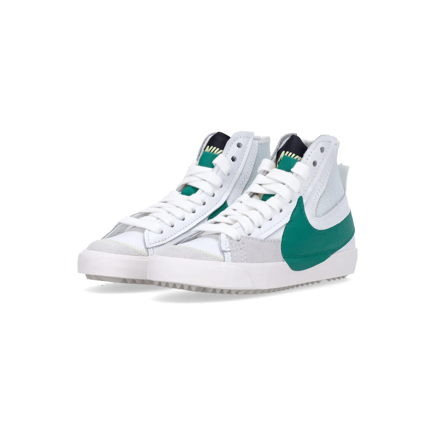 Scarpa Alta Uomo Blazer Mid 77 Jumbo Summit White/malachite/blackened Blue