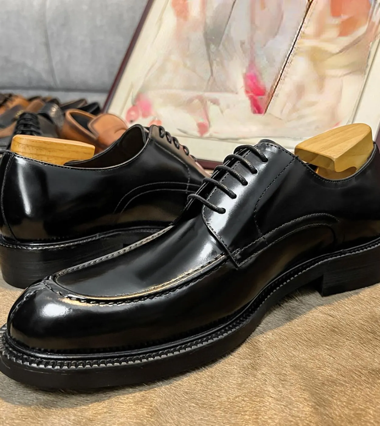 Scarpe eleganti nere Scarpe da uomo alla moda da uomo Scarpe da uomo eleganti in pelle nera da uomo originali