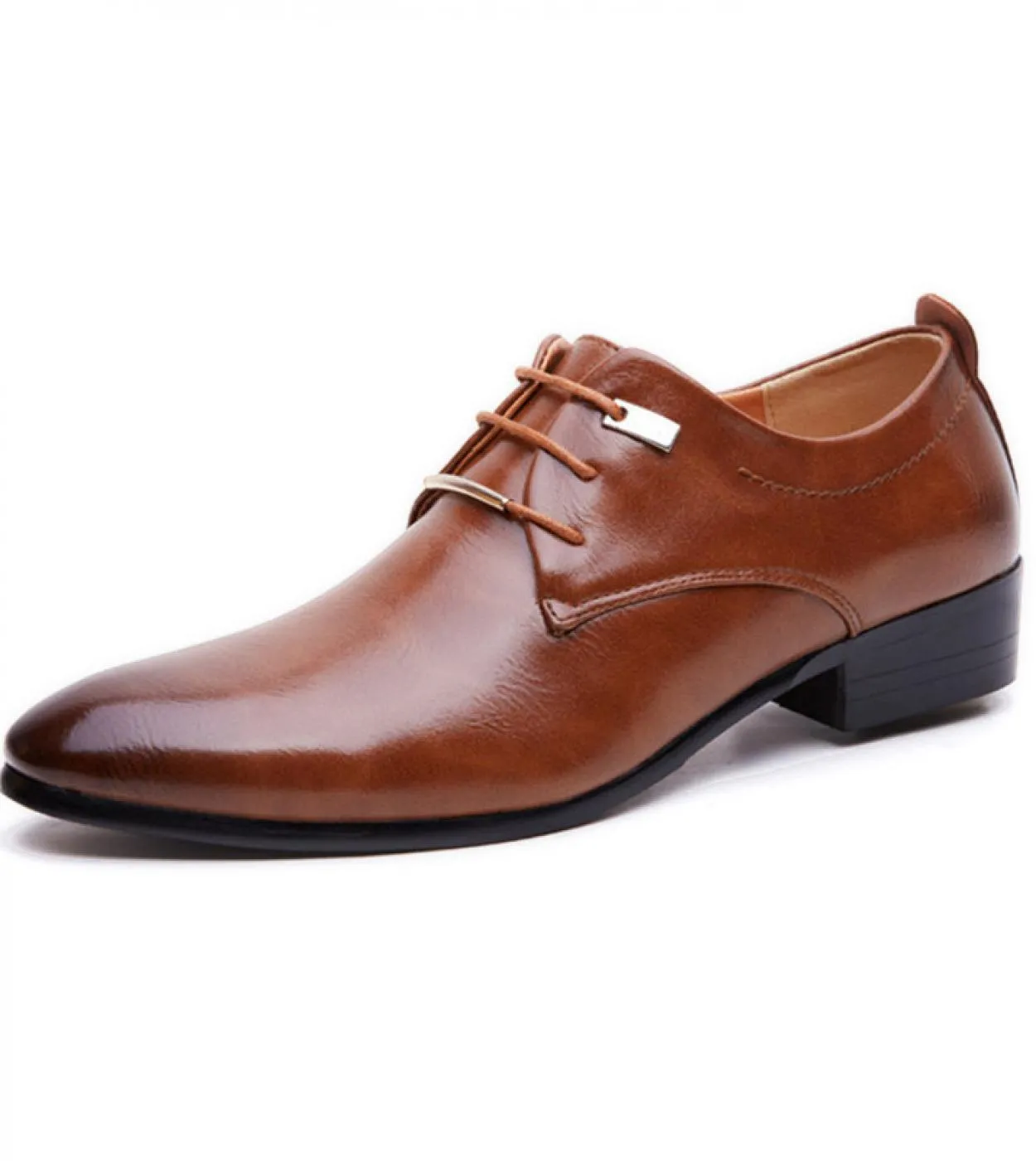 Scarpe formali nere Scarpe eleganti da uomo in pelle verniciata nera italiana