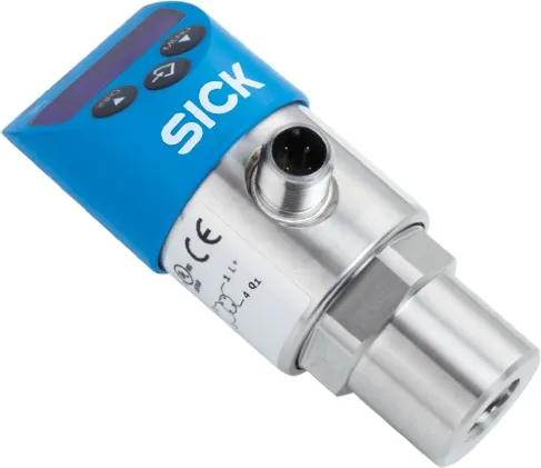 Sensore di pressione Relativa SICK, 10bar max, uscita 2 PNP NA/NC programmabili