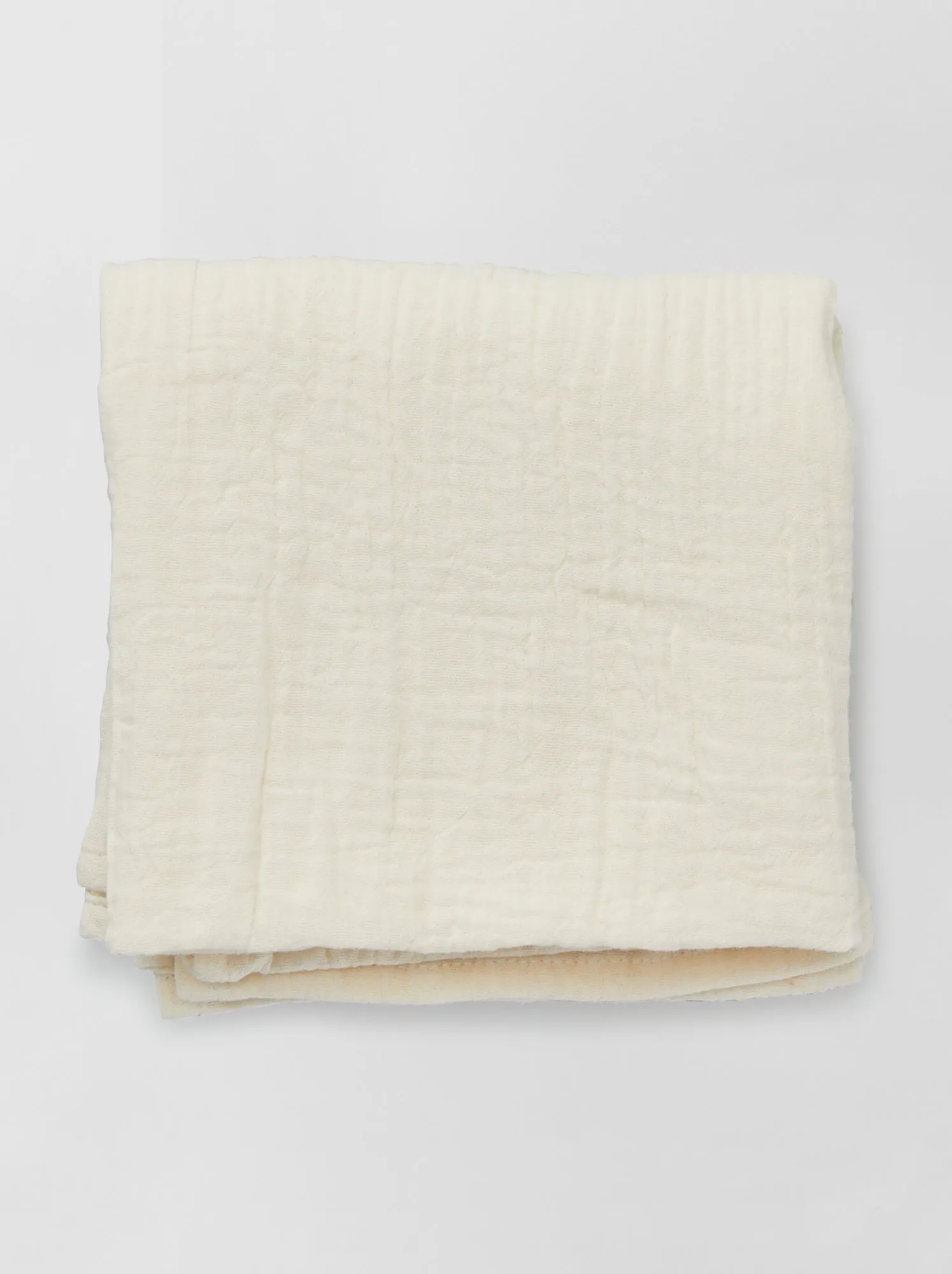 Set di 3 copertine in garza di cotone - BEIGE