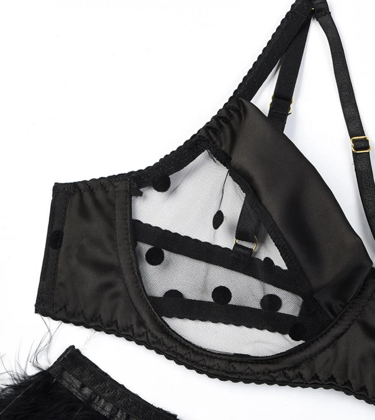 Set di reggiseno per mutandine da donna Vedi set di mutandine per reggiseno di pizzo Vedi set di biancheria intima di pizzo Ling
