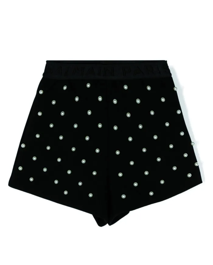 Shorts con perle