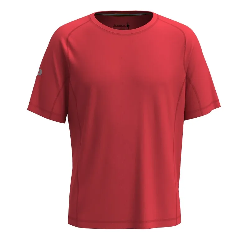 Smartwool Maglietta a maniche corte Merino Active Ultralite da uomo scarlet red