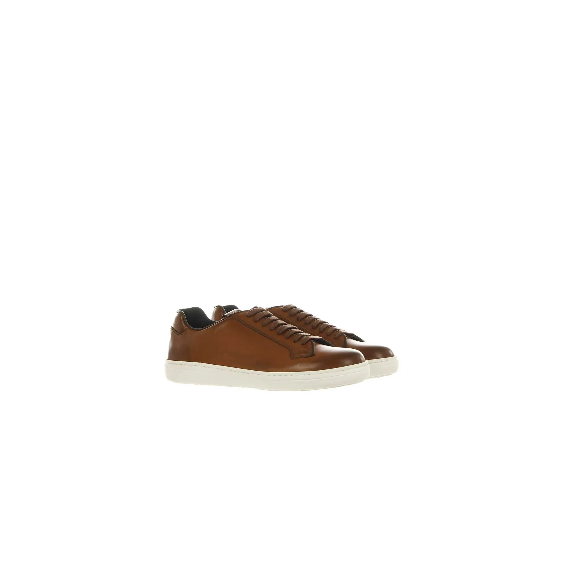 Sneaker boland in pelle anticata