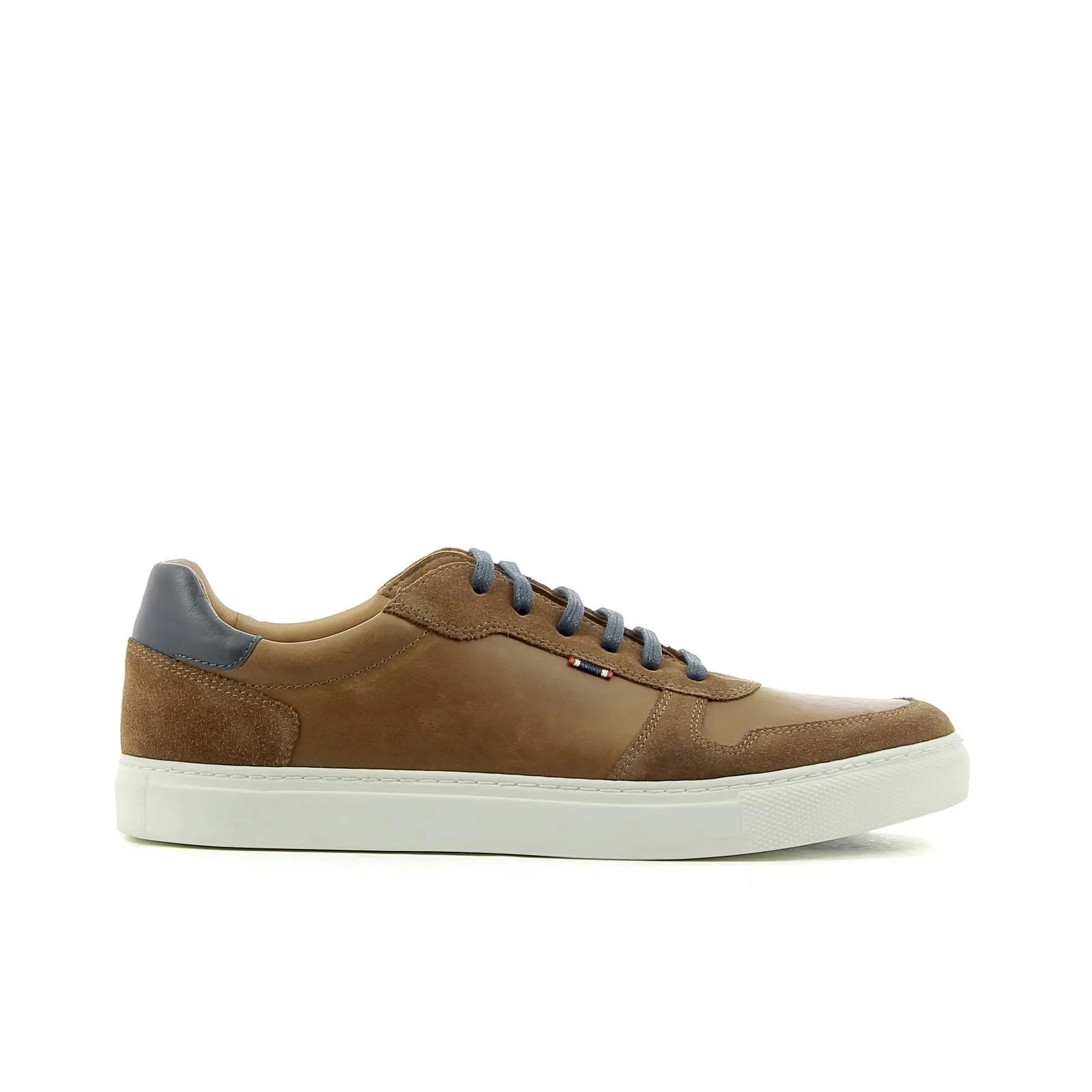 Sneakers marroni in pelle