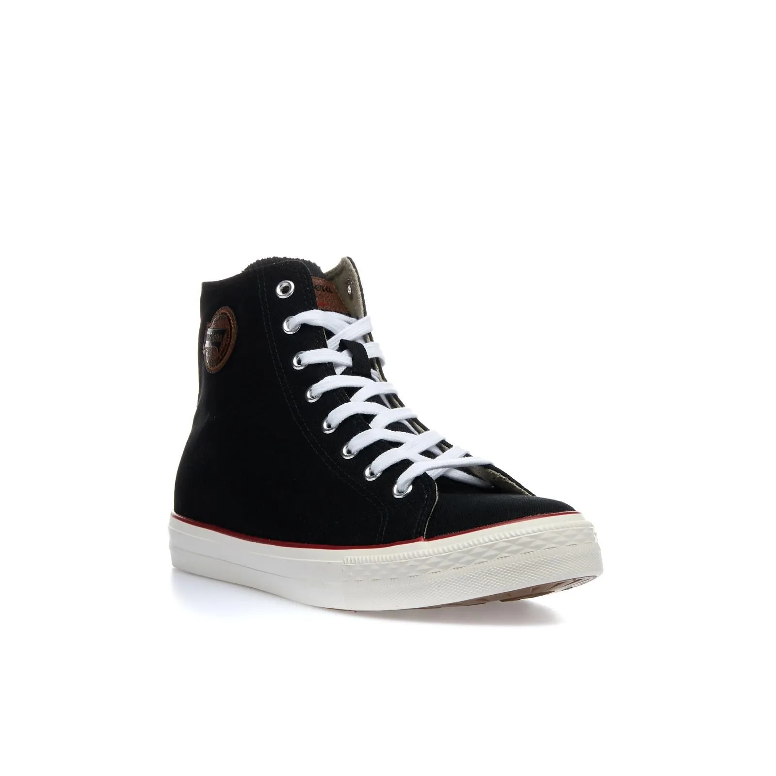 Sneakers nere alte in tela