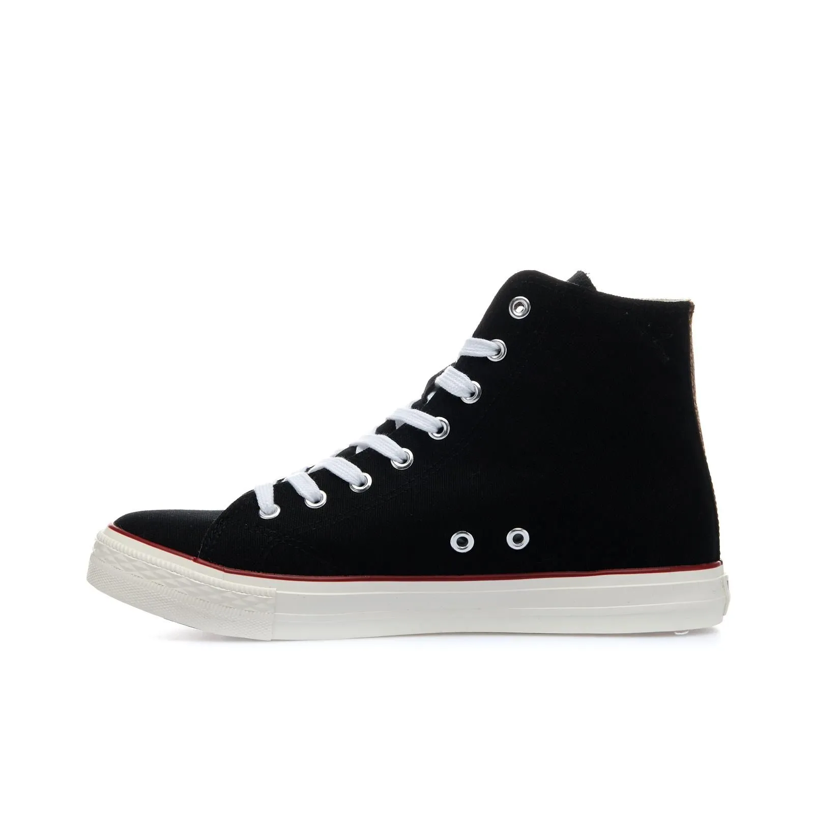 Sneakers nere alte in tela