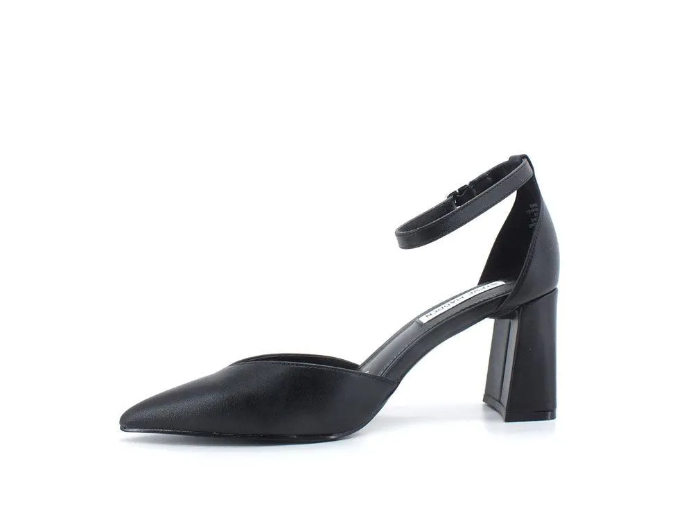 STEVE MADDEN Quintessa Sandalo Punta Tacco Black Nero QUIN08S1