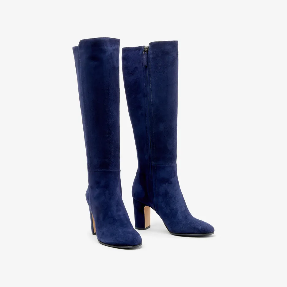 Stivale in Camoscio Blu