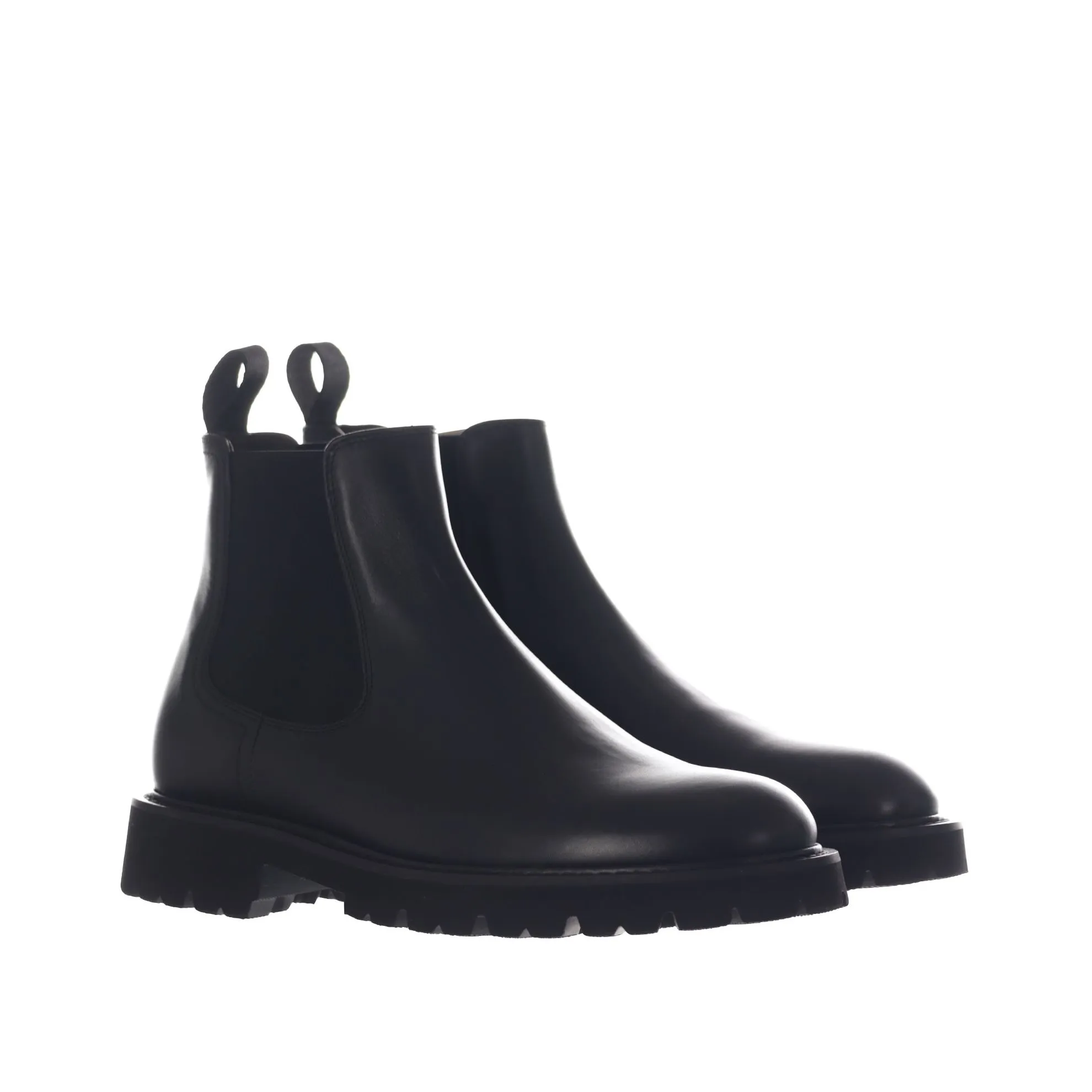 Stivaletto beatles in pelle