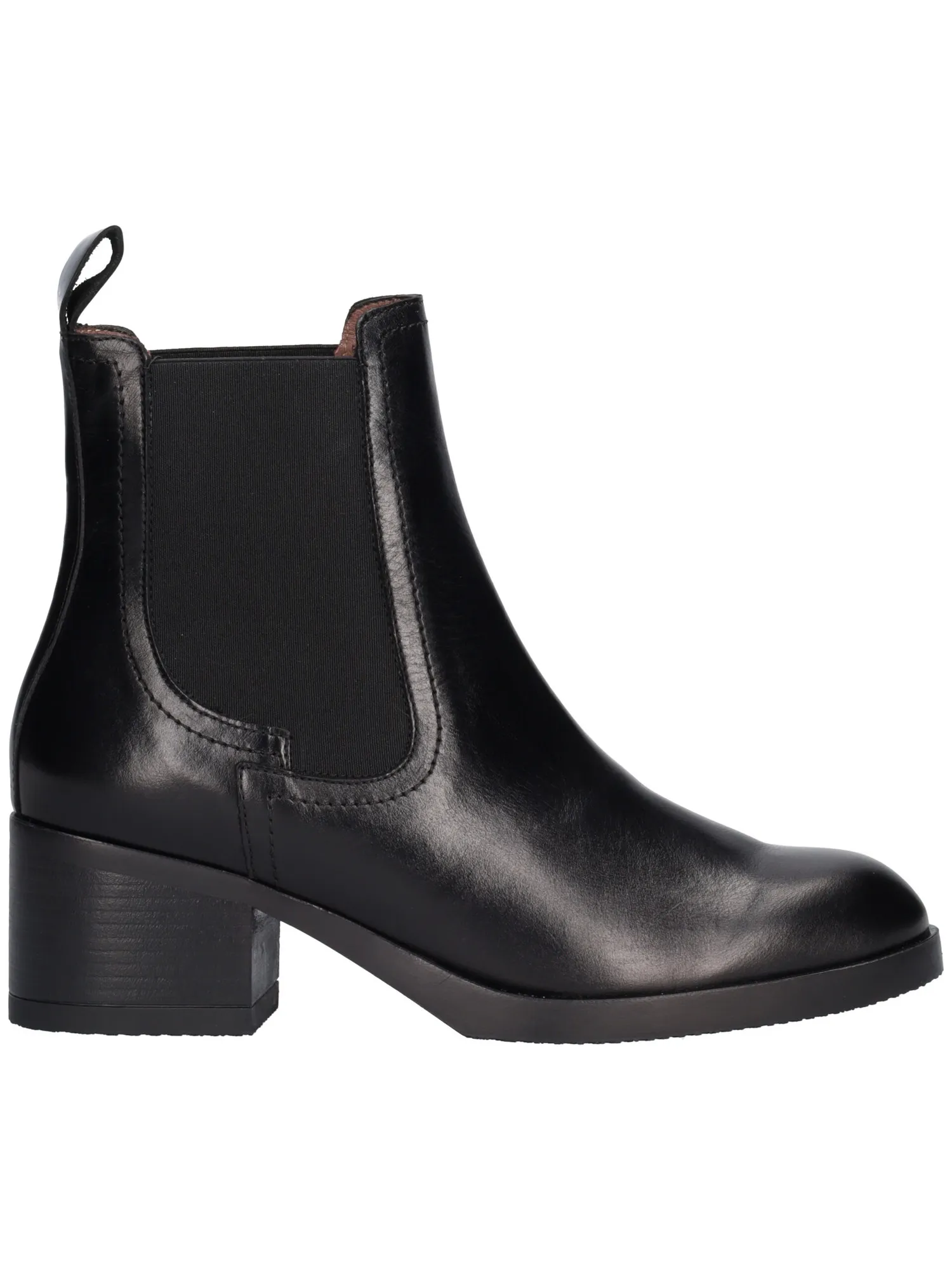 Stivaletto tacco largo Wonders da donna nero