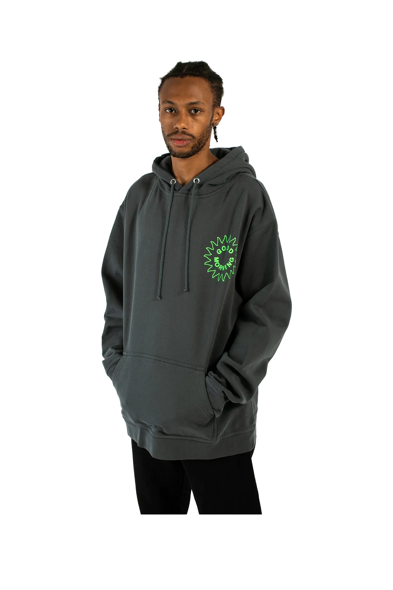 Sun Logo Fleece Pullover Hood