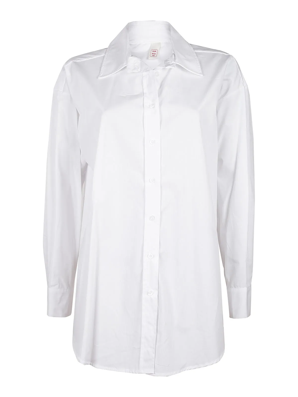 Sun Sun Maxi chemise femme oversize en coton
